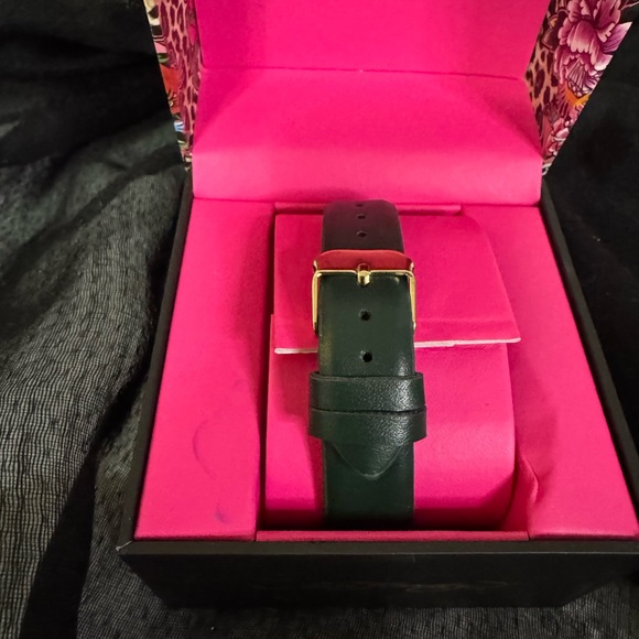 Ed Hardy Gold and Dark Green Women's Watch - Picture 3 of 4